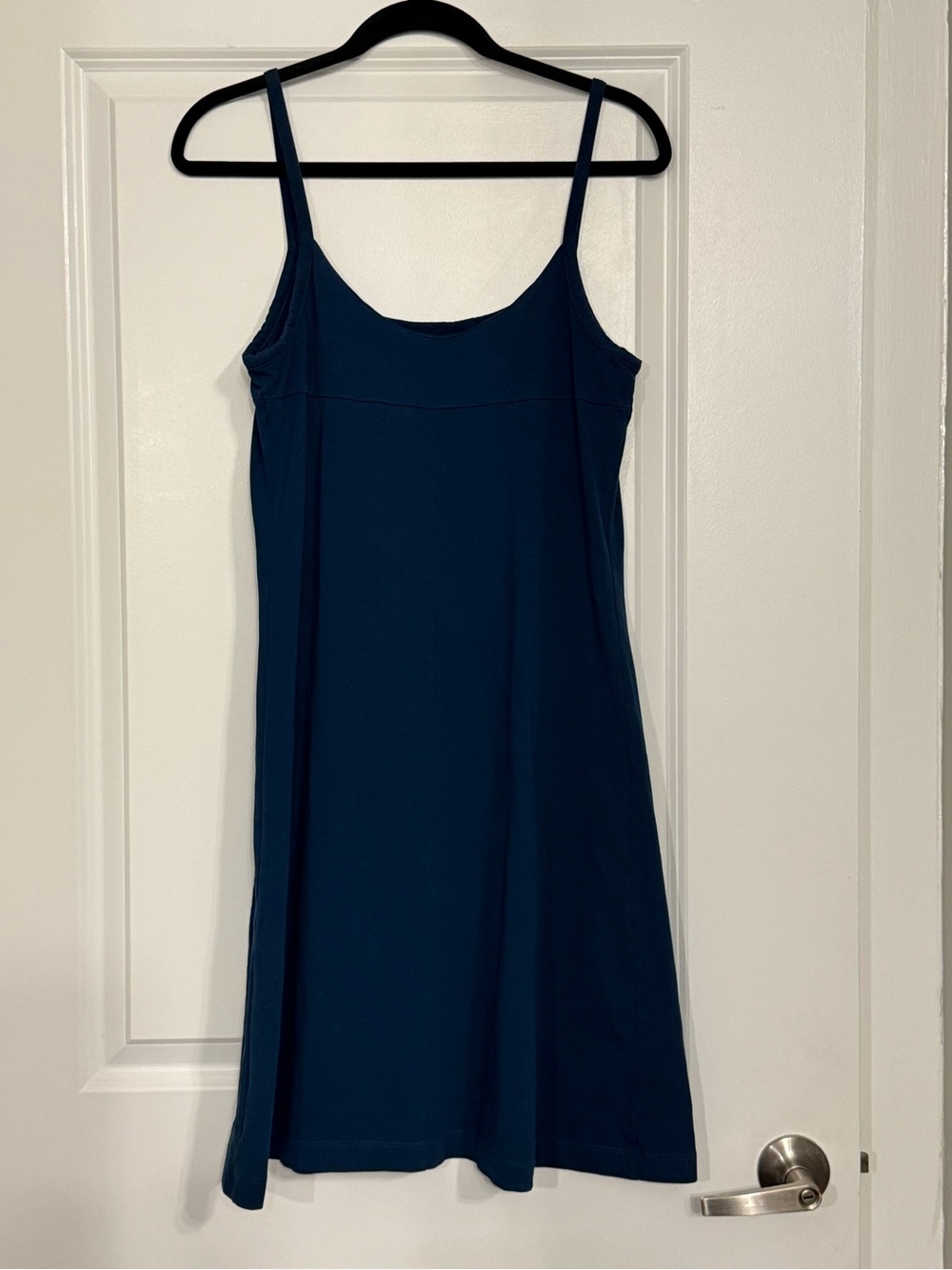 Patagonia Organic Cotton Blend Shelf Bra Dress Medium Blue Casual Sundress - Picture 4 of 6